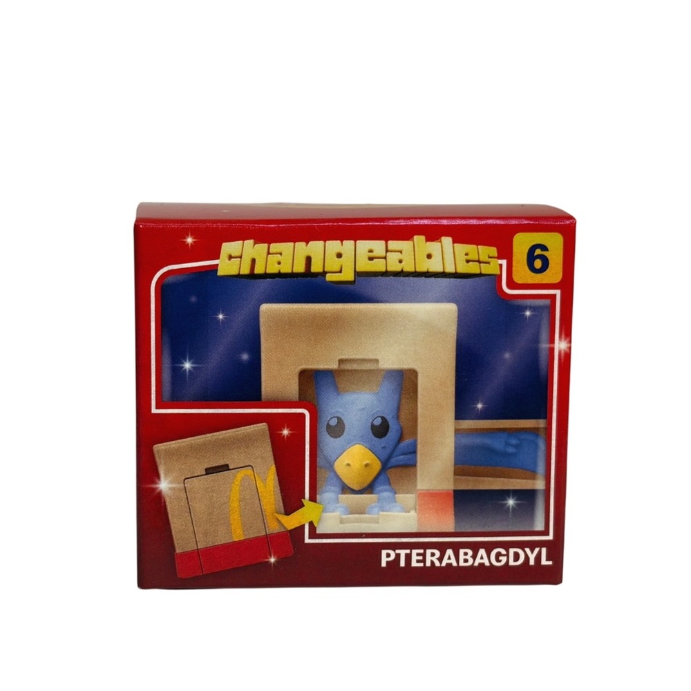 Mcdonalds Changeables Happy‎ Meal Toy New #6 Pterabagdyl